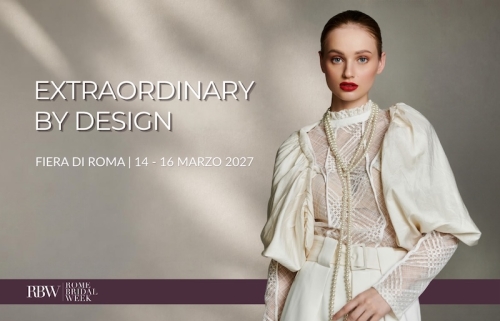 Rome bridal week 2027: svelata la nuova campagna “Extraordinary by Design”