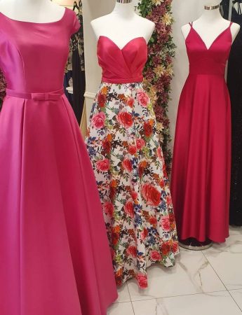 Tre abiti da cerimonia colorati, ideali per le amiche della sposa