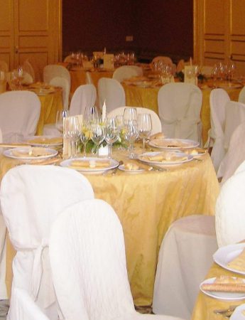 In questa foto un allestimento di nozze a Palazzo Pantelleria Varvaro a Palermo