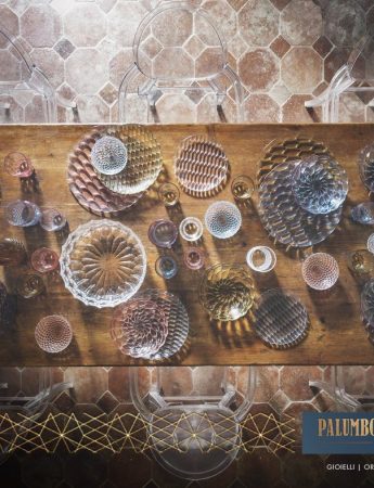 In questa foto una selezione di eleganti articoli per la tavola disponibili da Palumbo e Gigante