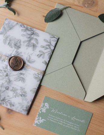 Partecipazioni in stile naturale ed eco-friendly