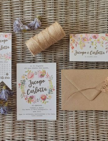 Una Wedding Stationery artigianale