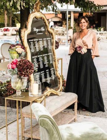 In questa foto la wedding planner Antonella Candido di Candido Wedding&Events Planner