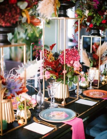 In questa foto un elegante allestimento curato dalla Wedding Planner Benedetta Carpanzano