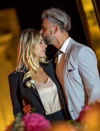 In questa foto la "coppia del wedding"composta da Erika Morgera e Vincenzo Ruchetta