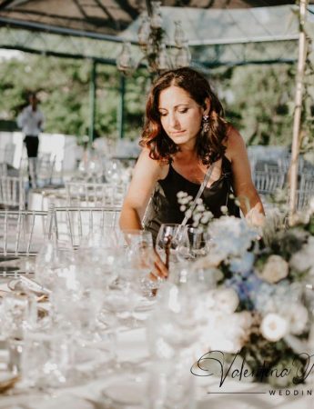 In questa foto la Wedding Planner Valentina d'Amelio